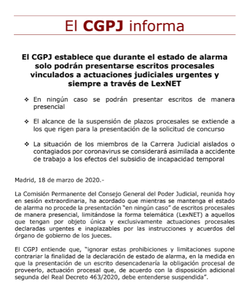 informe CGPJ